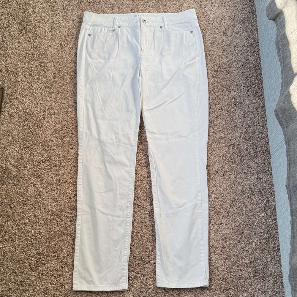 J. Jill White Live-In Chino Pants